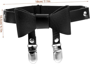 Затискач для панчіх Minkissy: регульований ремінь для ніг, стрічка-тримач, металевий, чорний