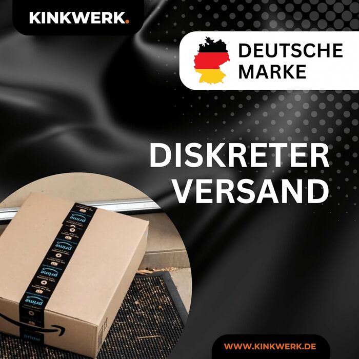 Маска для БДСМ з дildo-запором KINKWERK | Маска ізоляції з PU-шкіри для чоловіків та жінок | Чорний колір