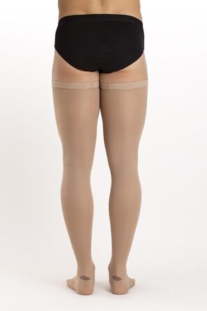 Компресійні панчохи проти тромбозу Relaxsan M1370A для жінок та чоловіків, 25-32 mmHg, відкриті, без шнурівки, білі [2 пари] (XL)