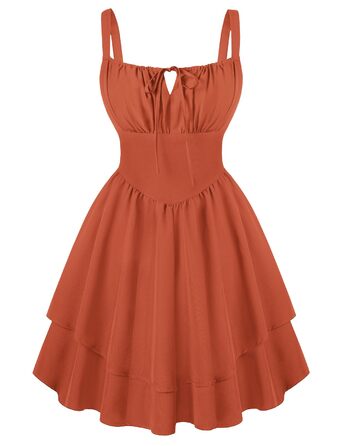 Сукня-корсет Soerkleid Scarlet Darkness Daen Коралова, Розмір XXL. Елегантна сукня для вечірки, коктейлю та пляжу.