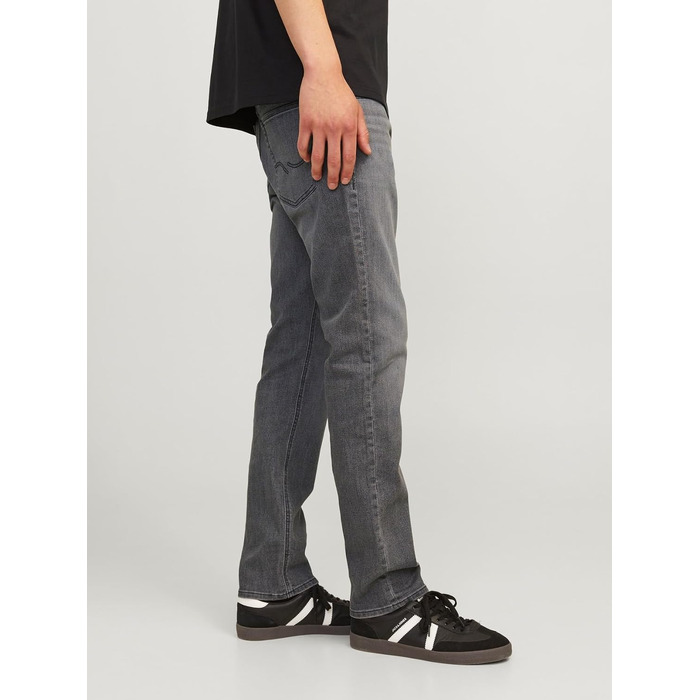 Чоловічі джинси Jack & Jones Slim Fit JJIGLENN сірого кольору (29W / 32L)