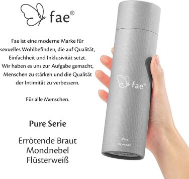 Вібратор жіночий Fae Pure Moon Mist - компактний, тихий, з підзарядкою, 160 режимів вібрації