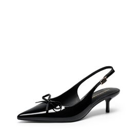Жіночі туфлі-слінгбеки DREAM PAIRS на підборах kitten heel, чорні, розмір 39 EU