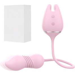 Вібраційний яєчко-вібратор для жінок: телескопічна іграшка для дорослих