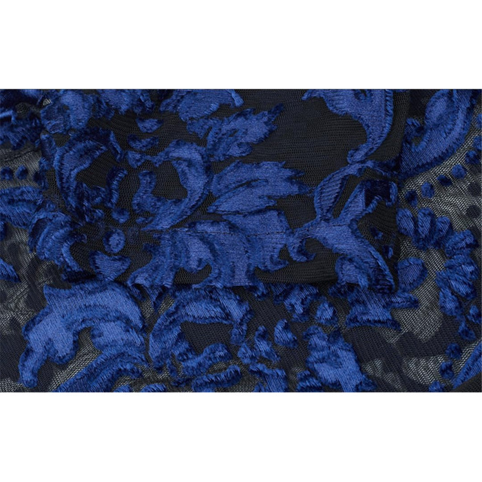 Прозора чоловіча сорочка з квітковою вишивкою EN8 7713 | Сексі сорочка з мереживом для вечірок