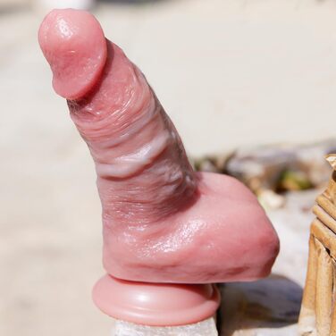 Реалістичний дилда для досвідчених користувачів, текстурований силіконовий аналогічний пеніс для тренування G-точки з присоском для гри без допомоги Destroyer