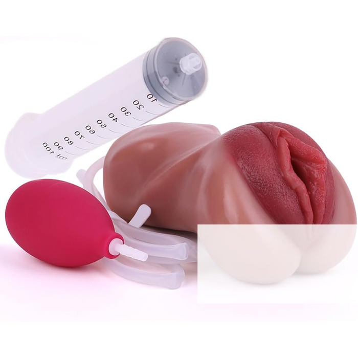 Реалістичний мастурбатор Jixaxe з функцією розпилення – 3D силікон, для чоловіків