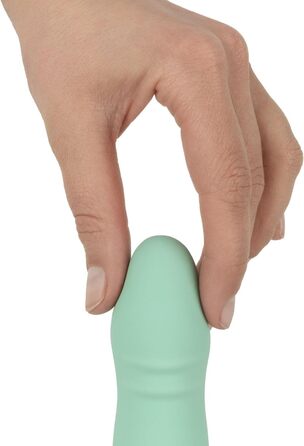 Вібратор AMORELIE Quickie для G-точки, 15 см, зелений | Водостійкий, з акумулятором