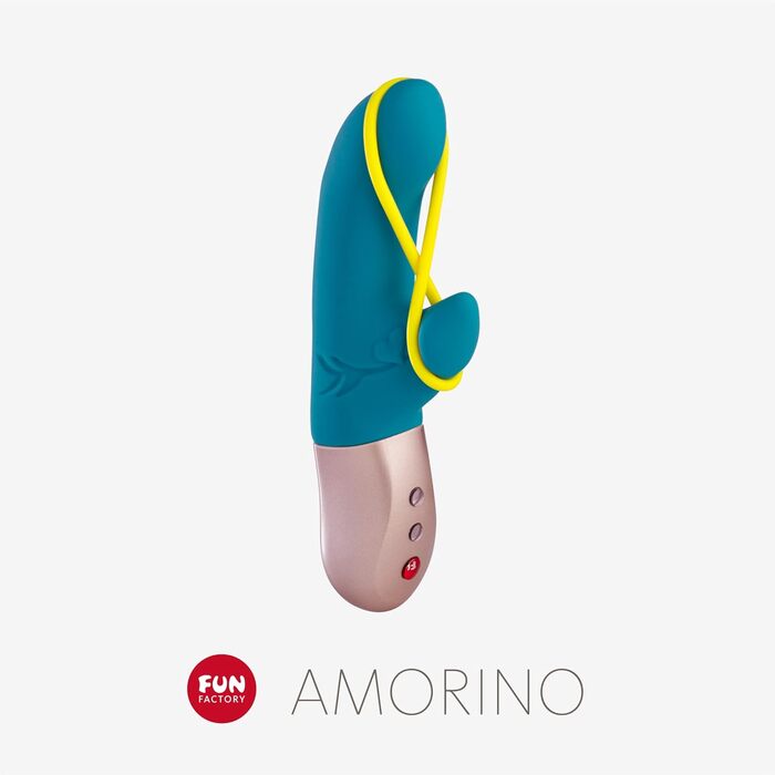 Вібратор для жінок AMORINO Petrol – міні вібратор для клітора та G-точки з 6 рівнями вібрації, Petrol, одиночний