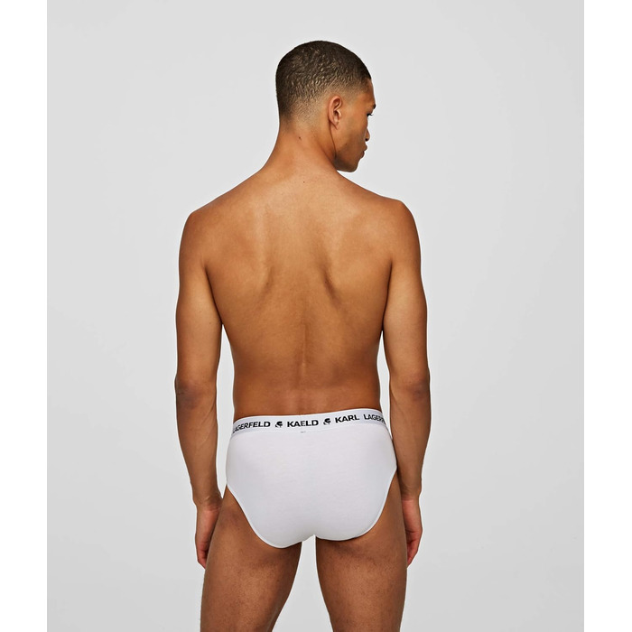 Чоловіча футболка Karl Lagerfeld з логотипом (X3), чорна (M, білий)