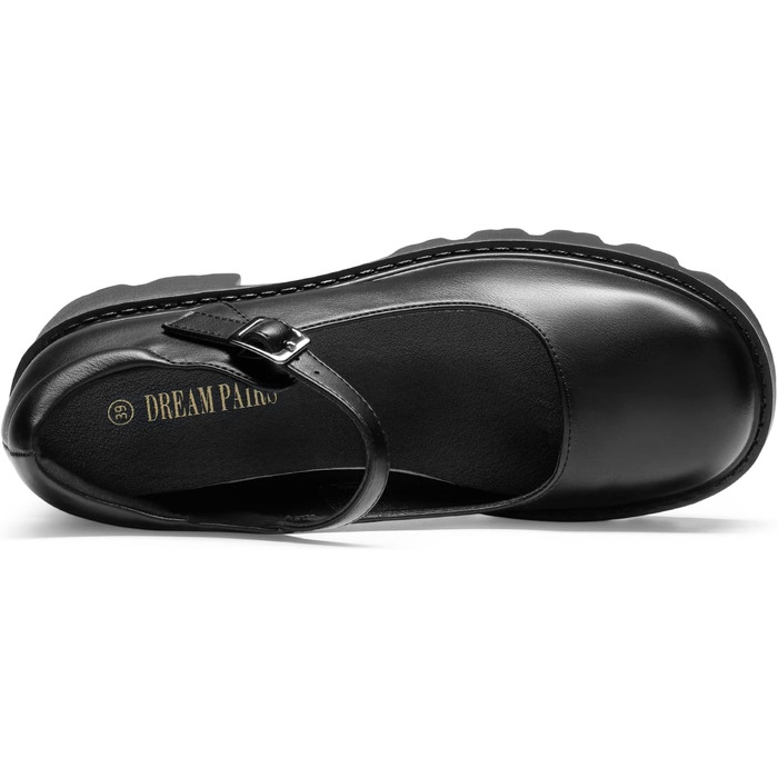 Жіночі туфлі Mary Janes DREAM PAIRS на масивній платформі, чорні, екошкіра (PU), розмір 39
