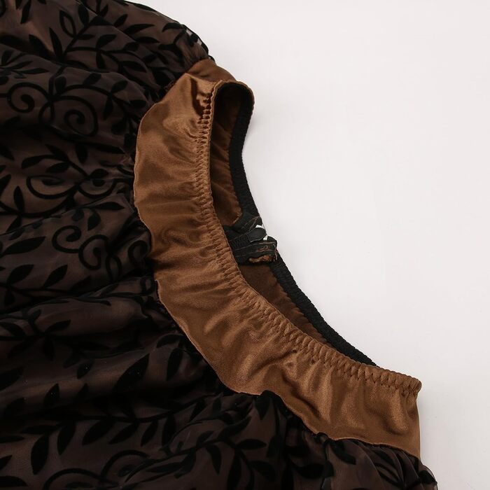 Жіночий корсет вінтажний з кісточками, з квітковим візерунком, великий розмір, з талієвим корсетом, з шнурівкою, з мереживом, золотий (L)