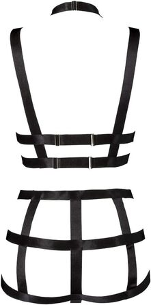 Чорне 2-кільцеве сідло з велюру, розмір M-L