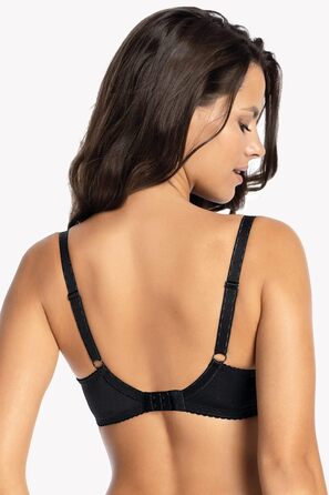 Бюстгальтер Gaia Soft Balconette Ada – М'який бюстгальтер балконет з вертикальним кроєм, чудова підтримка, великий вибір розмірів, великі розміри, виробництво Польща, кольори: білий, чорний, розмір 80C