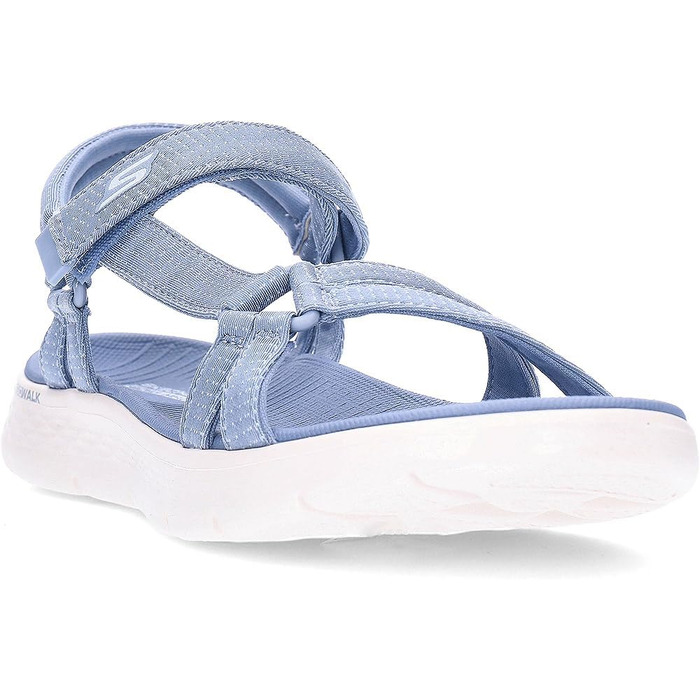 Жіночі сандалі Skechers Go Walk Flex, сині, текстильні (розмір 39 EU)