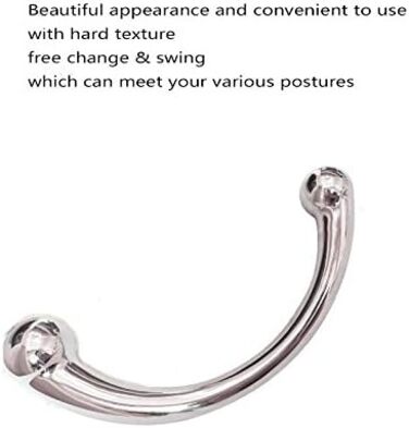 Анальний плаг Doppelkopf з металу для стимуляції G-точки та вагіни, 680г, 1 шт.