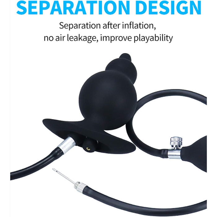 Анальний плагін TYDAY з силікону для BDSM-ігор: анальдуше, стимуляція простати, для чоловіків та жінок