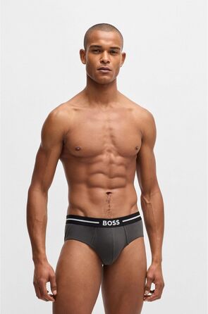 Слідки чоловічі BOSS HipBr 3P Bold Design з логотипом, бавовна, розмір L (980)