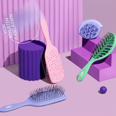 Щітка для волосся Wet Brush Go Green Detangler — екологічна розплутувальна щітка з м'якими щетинками IntelliFlex, сіра