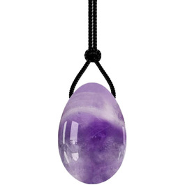 Ясеньовий кварц, нефритове яйце, аметист, яйця Йоні, кристалічні яйця Йоні, нефрит для вагінального тонусу, масажна куля, кегель-тренажер, 1 шт., розмір S