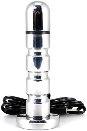 Дильдо з металу срібного кольору, 1 шт. - Erotic Fashion RA7877