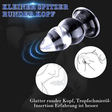 Анальний секс-іграшка BDSMYOU: розширювач ануса, 38 см, з присоскою, для пар та індивідуального використання