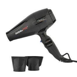 Професійний фен Babyliss Pro BAB6510IE Caruso з іонною технологією, чорний