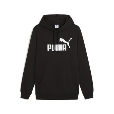 Чоловіча толстовка з капюшоном Puma ESS No. 1 Logo Hoodie чорна, розмір 4XL