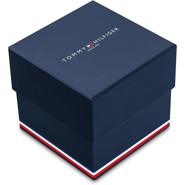 Чоловічий кварцовий годинник Tommy Hilfiger з багатофункціональним циферблатом, сталевим мілланським плетінням та шкіряним ремінцем, чорний