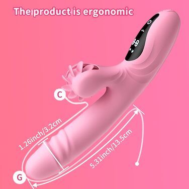 Вібратор для жінок Rabbit з 9 функціями та підігрівом (зелений)