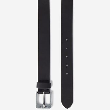Чоловічий шкіряний ремінь Levi's Free Regular Black, 120 см