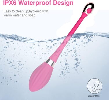 Вібратор-яйце JFRong бездротовий з 10 режимами вібрації та пультом дистанційного керування для жінок, чоловіків та пар. Анальний, G-точковий, кліторальний. Еротична іграшка для дорослих