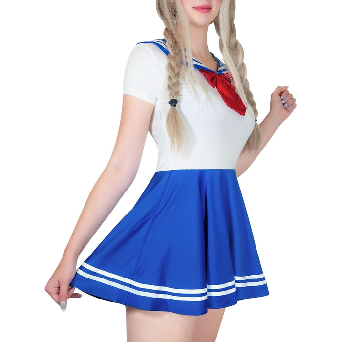 Синій шовковий комбінезон LittleForBig для дорослих, розмір XXL, стилізація 