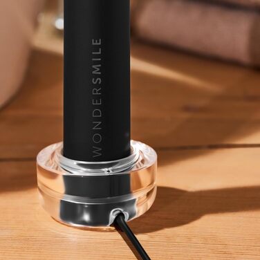 Електрична зубна щітка WonderSmile Schallzahnbürste Pro IPX8, 4 програми, з зарядним пристроєм та смарт-насадкою, біла