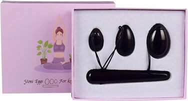 Набір Рожевого Кварцу та Нефріту для Вагінального Зміцнення: Кегель-тренажер, Натуральний Камінь, Кристал, Yoni Stick, для жіночої гігієни