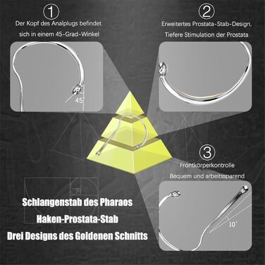 Анальний масажер Doppelkopf з нержавіючої сталі для стимуляції G-точки та простати, масажний стрижень для чоловіків та жінок, преміум-анальний плагін, двосторонній дildo для інтимної масажу