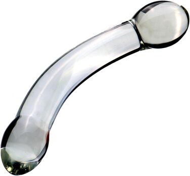 Скляний анальний плагін XXL (5 см) - Скляний дило, анальні кулі, плагін для анального сексу, мастурбація для чоловіків та жінок