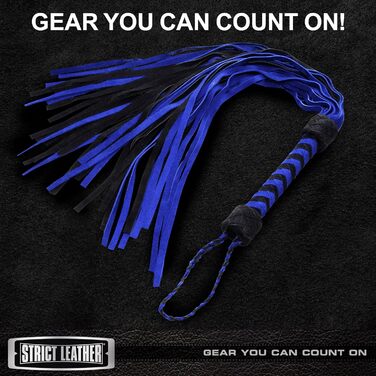 Чоловічий плетений ремінь з шкіри та замші чорного та синього кольорів