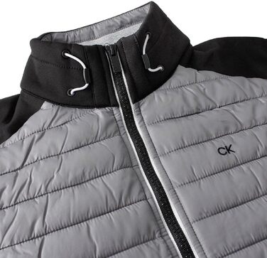Чоловічий гібридний утеплений жилет Cavin Kein Bodywarmer, розмір 5XL, сріблясто-чорний