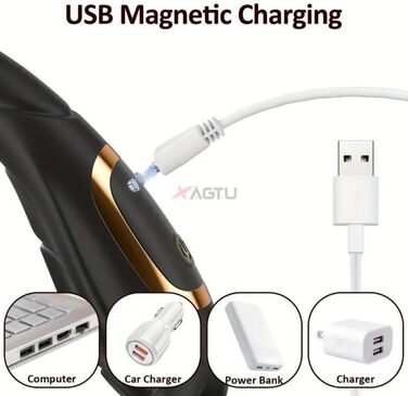 Анальні вібратори Seckoe: комплект з кільцем для пеніса та анальним провідником (9 режимів вібрації)