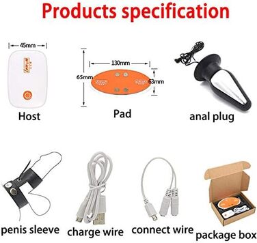 Анальний плагін з електрозбудженням, кільце для статевого члена, SM-іграшка для пар, дорослим
