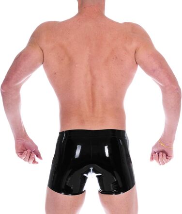 Шорти-боксери чоловічі з латексу Kangxinsheng, натуральний гумовий латекс, XL, для косплею та вечірок