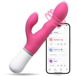 LOVENSE Nora Bluetooth вібратор-кліторальний кролик з керуванням через додаток, для жінок, стимулятор клітора та G-точки, необмежені налаштування вібрації