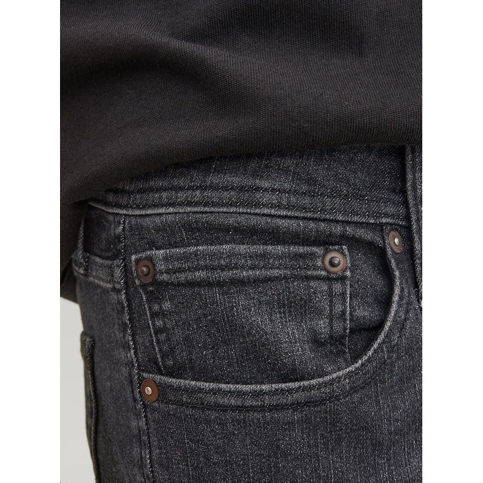 Чоловічі джинси Jack & Jones Slim Fit JJIGLENN JJORIGINAL чорного кольору, розмір 34W/34L