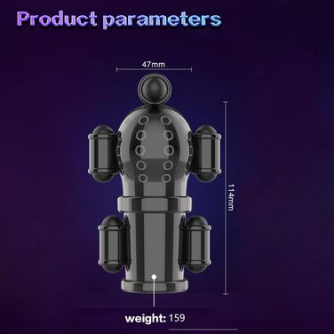 Вібратор для чоловіків для тренування пеніса з 10 режимами вібрації, для збільшення витривалості та затримки еякуляції. Стимулятор, секс-іграшка