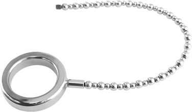 Набір металевих анальних розширювачів Amazbee: 3 шт. (анальний плагін, кільце для пениса, ланцюжок) з нержавіючої сталі, гладкий та спіральний, для чоловіків, жінок, пар, BDSM іграшки