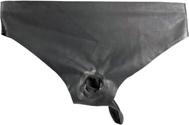 Чоловічі латексні шорти-сліпи, чорні, з двома вирізами, облягаючі, для боді, вечірки, клубу, XXL, спідня білизна