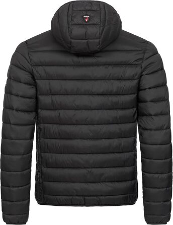 Чоловіча демісезонна стібана куртка Höhenhorn Balmhorn з капюшоном, Midnight Black, розмір XL