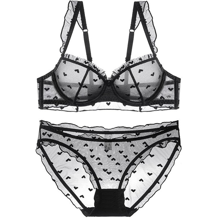 Жіноча спідня білизна: сексуальний комплект з мережива, ніжна піжама, babydoll, відкрита спина, чорний колір. Ідеально для вечірок та створення еротичного образу. З панчіхами.