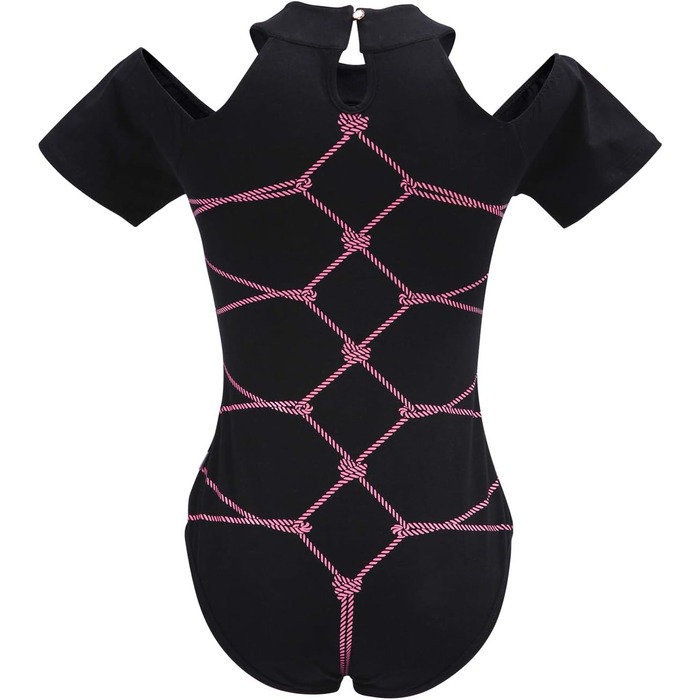 Дитячий боді-піжама Littleforbig All Tied Up чорного кольору, розмір M